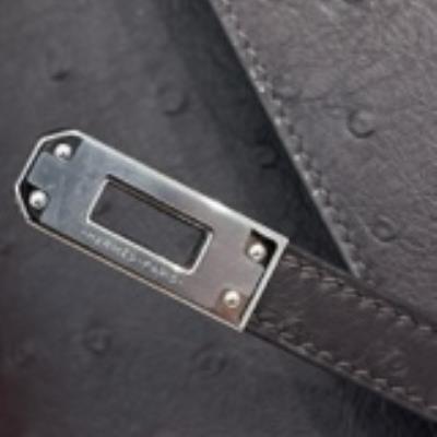 wholesale quality hermes ostrich graphite phw